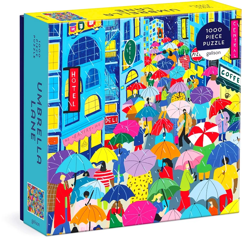 Umbrella Lane 1000 Piece Puzzle