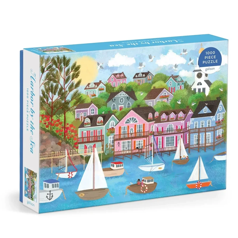 Harbor by the Sea 1000 Piece Jigsaw Puzzle Galison