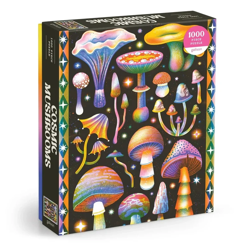 Cosmic Mushrooms 1000 Piece Jigsaw Puzzle Galison