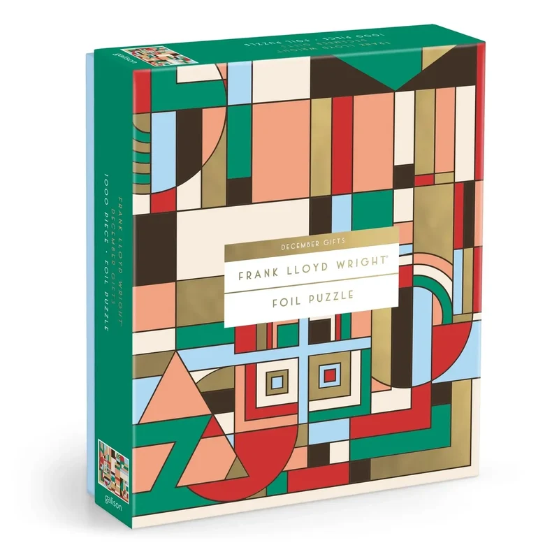 Frank Lloyd Wright December Gifts 1000 Piece Foil Jigsaw Puzzle Galison