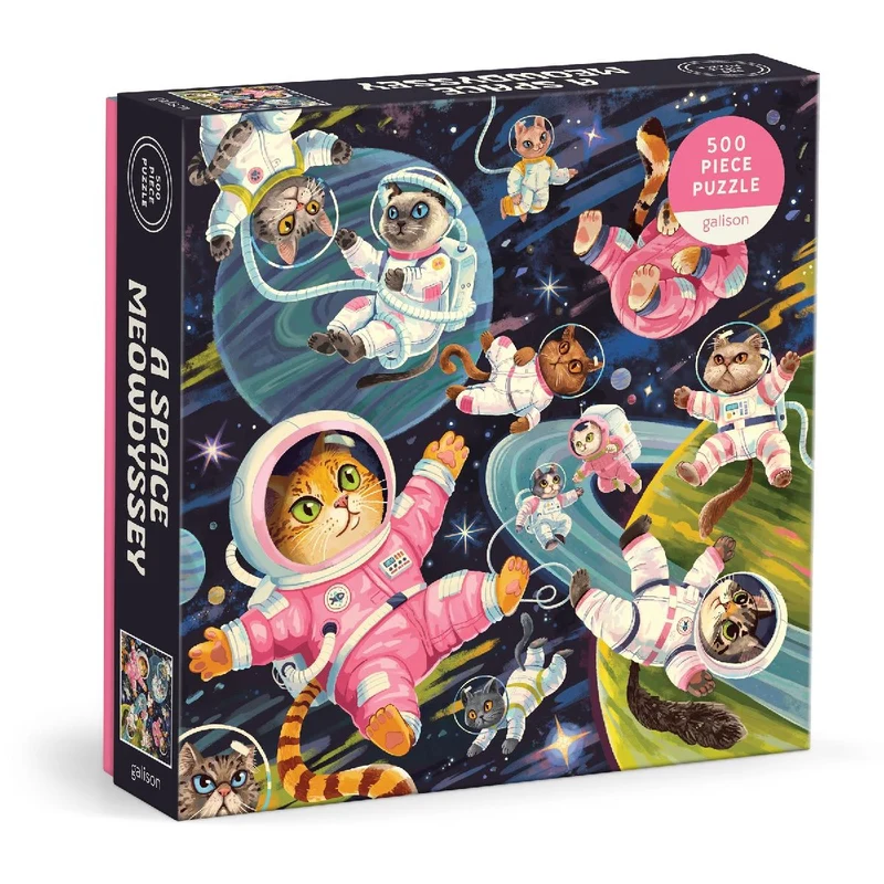 A Space Meowdyssey 500 Piece Puzzle