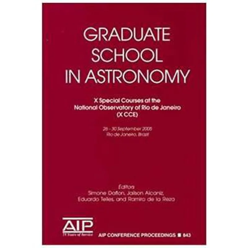 Graduate School in Astronomy usado ingles