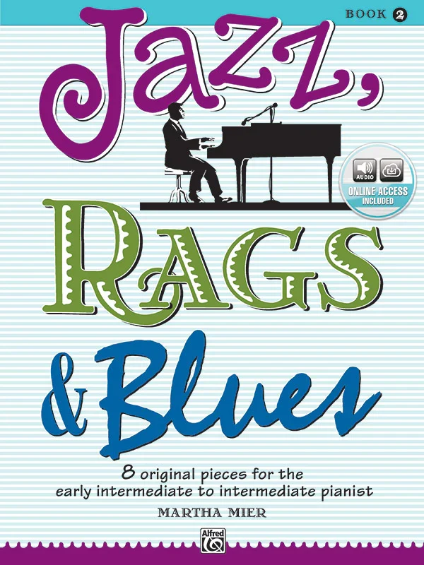 Jazz, Rags & Blues, Book 2: Piano Book & Online Audio