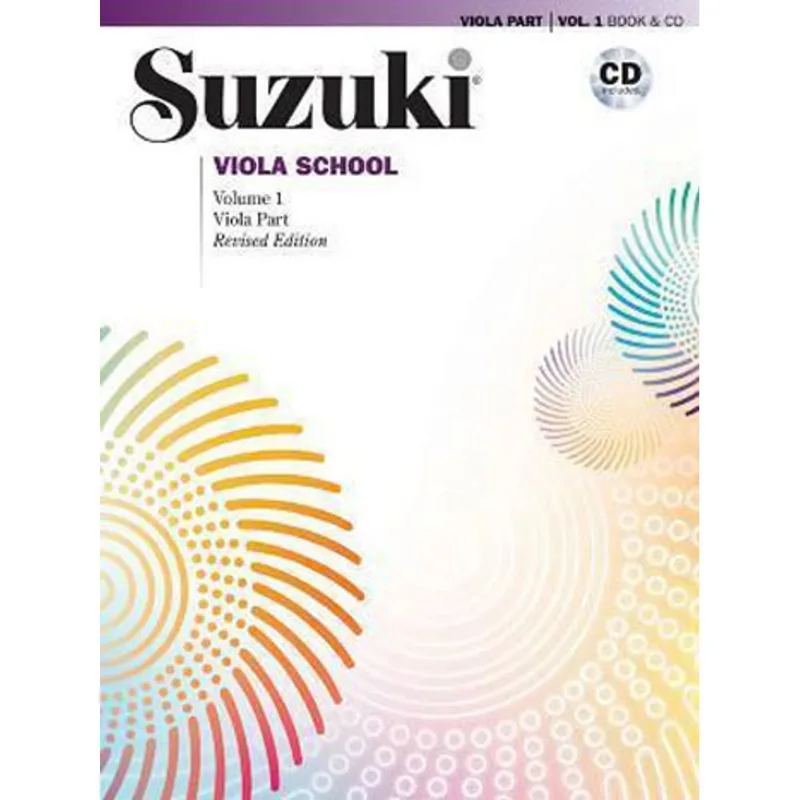 SUZUKI VIOLA SCHOOL - VOL 1 - VIOLA PART, BOOK & CD