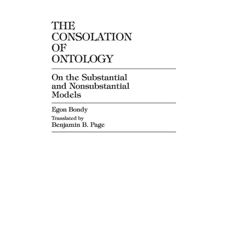 The Consolation of Ontology