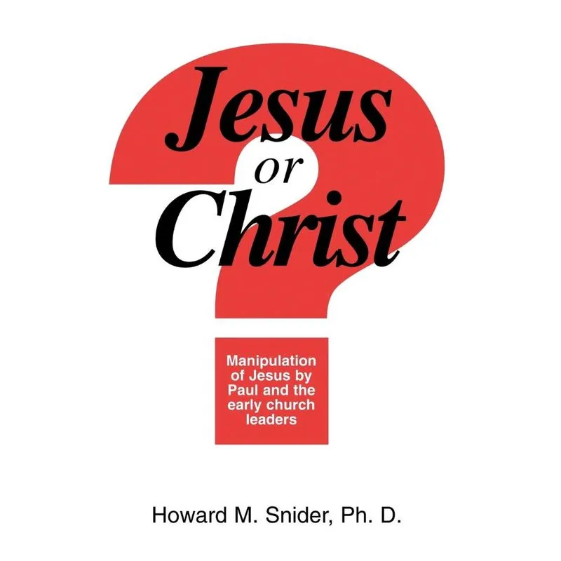 Jesus or Christ?