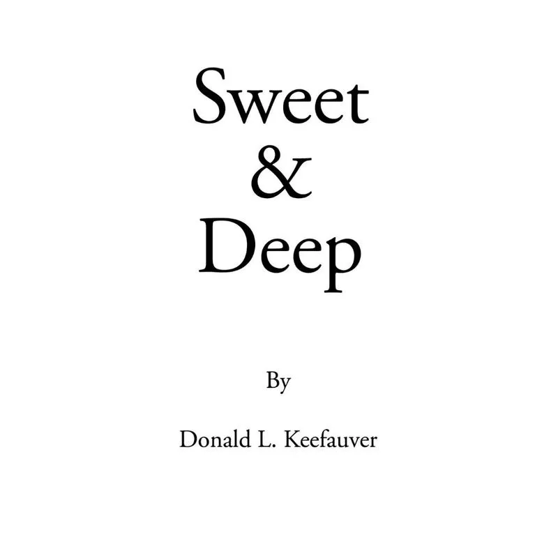 Sweet and Deep