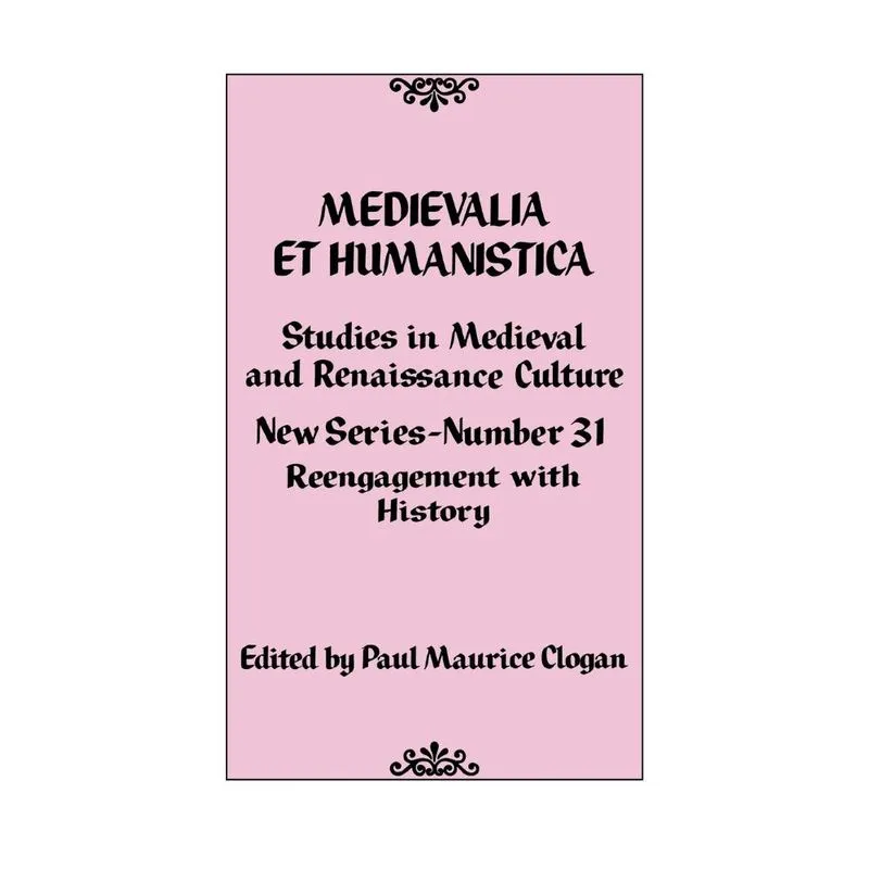 Medievalia et Humanistica No. 31
