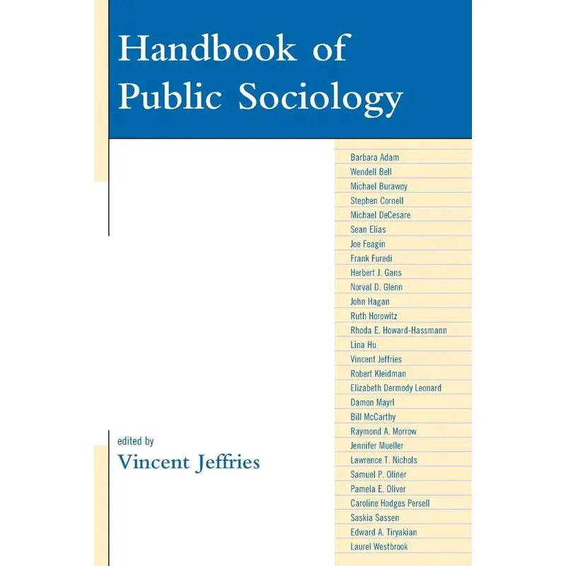 Handbook of Public Sociology