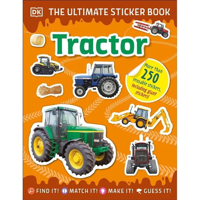 The Ultimate Sticker Book Tractor