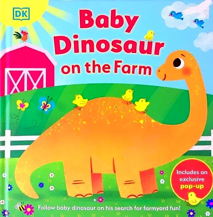 Baby Dinosaur On Farm