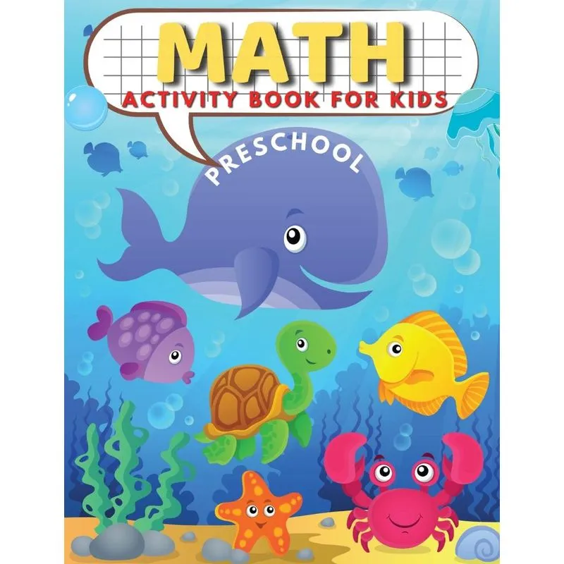 Preschool math activity book