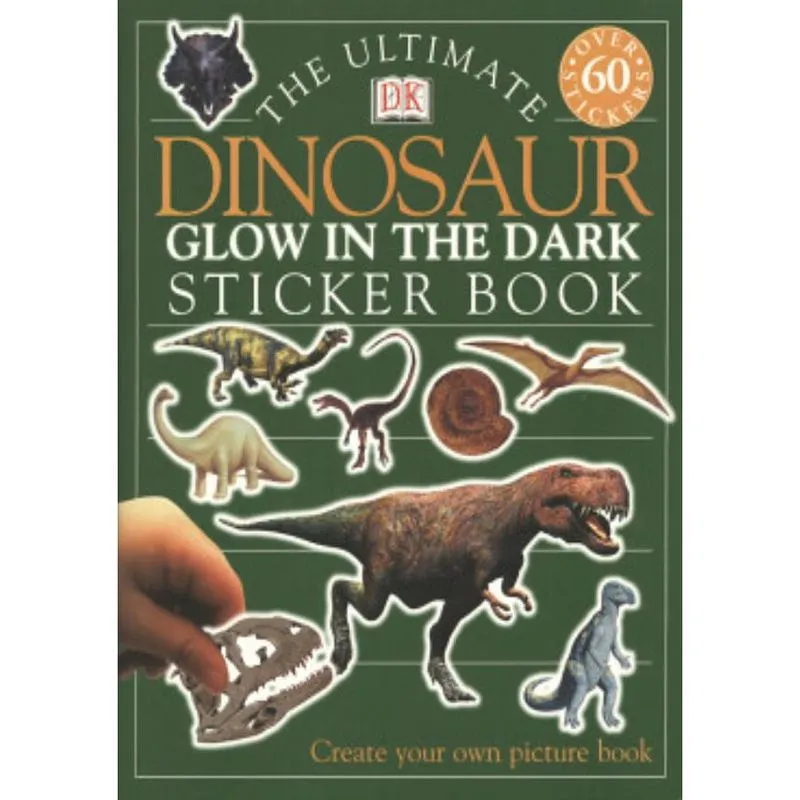 The Ultimate Dinosaur Sticher Book - Glow In The Dark