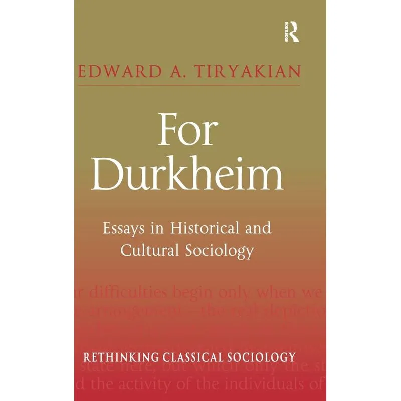 For Durkheim