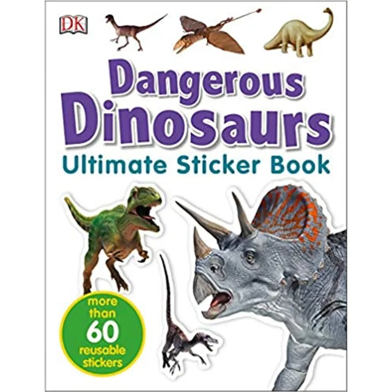 ULTIMATE STICKER BOOK: DANGEROUS DINOSAURS