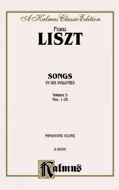 Songs, Vol 5: German Language Edition Paperback