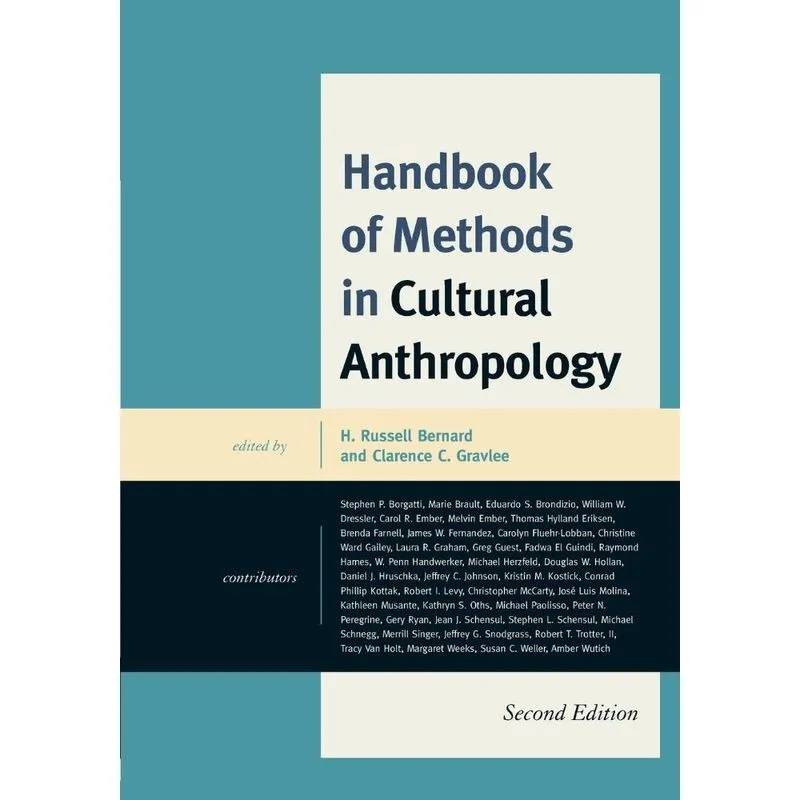 Handbook of Methods in Cultural Anthropology, Second Editio