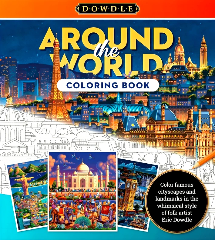 Around The World Coloring Book (Dowdle Coloring Books)