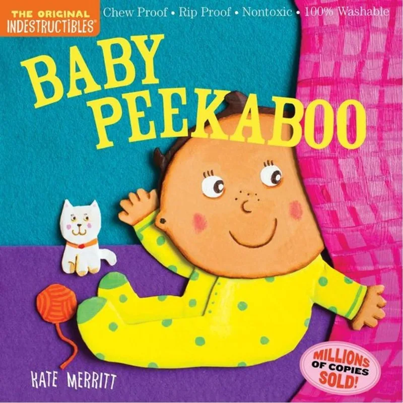 BABY PEEKABOO - CHEW PROOF - RIP PROOF - NONTOXIC - 100% WASHABLE