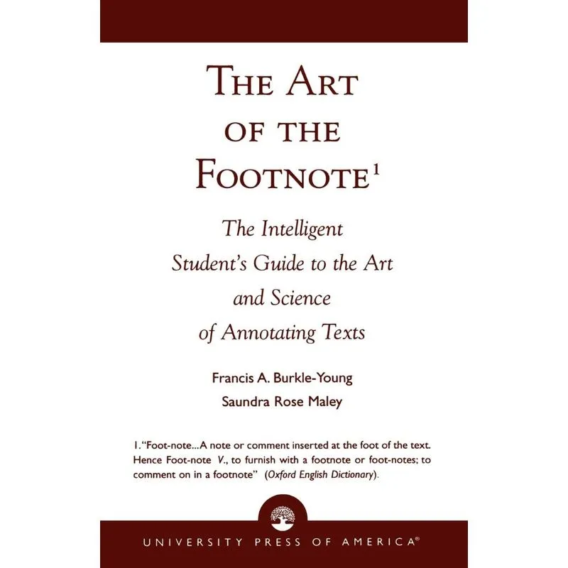 The Art of the Footnote
