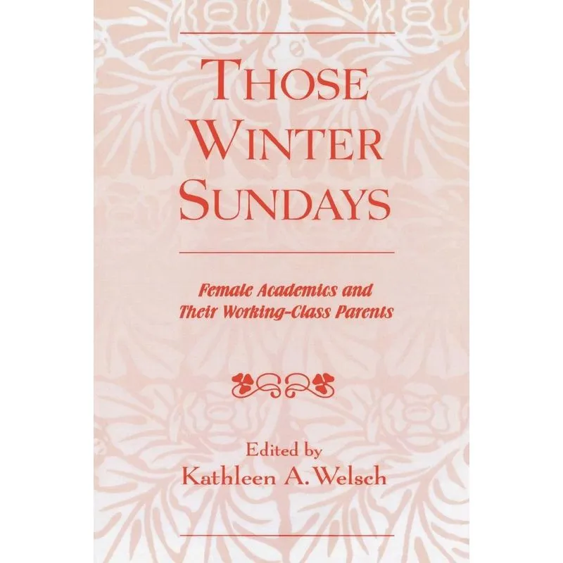 Those Winter Sundays