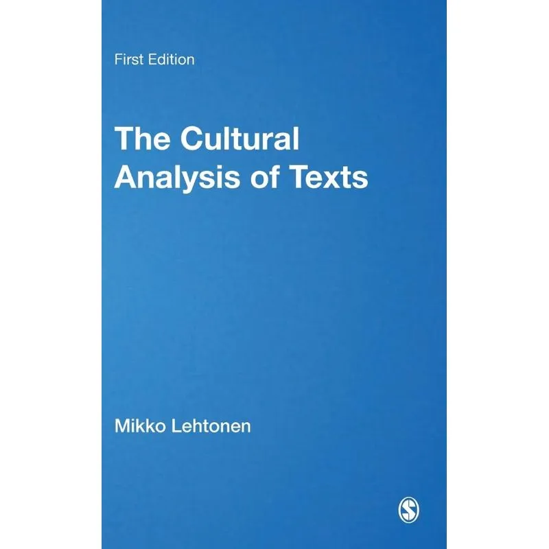 The Cultural Analysis of Texts