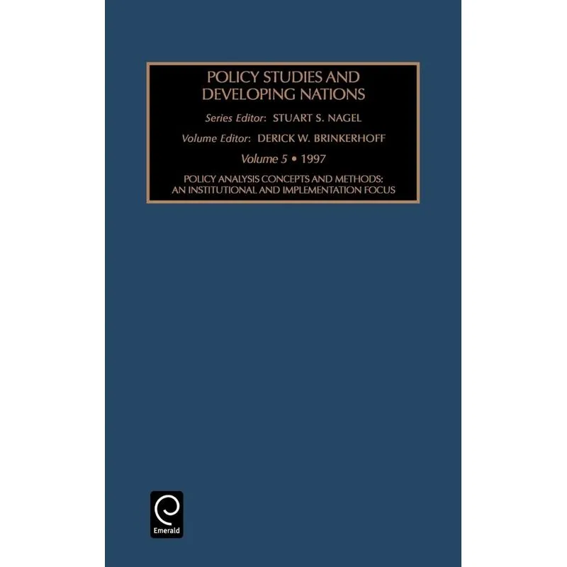 Policy Analysis Concepts and Methods