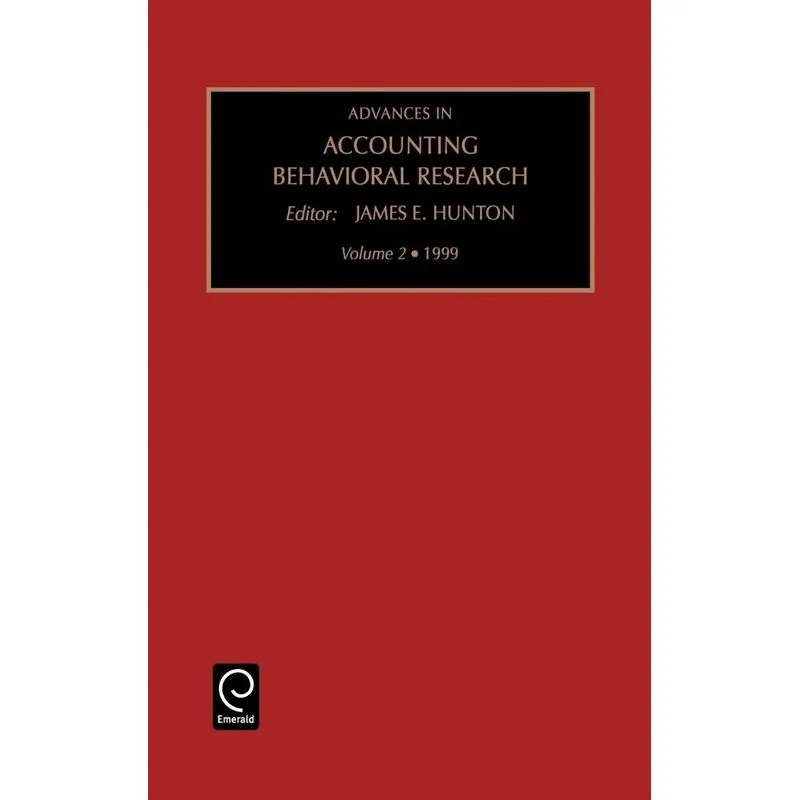 Advances in Accounting Behaviour