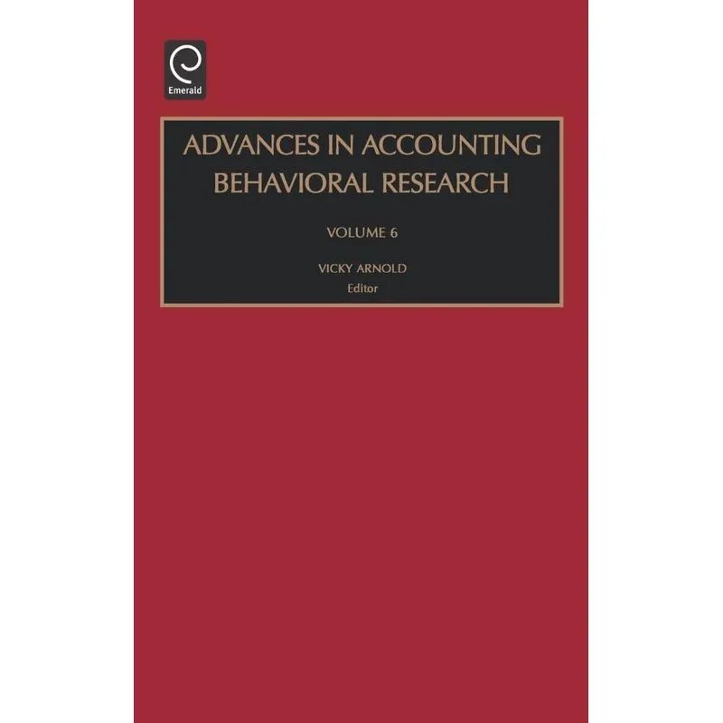 Livro Adv Account Behav Res Aabr6h