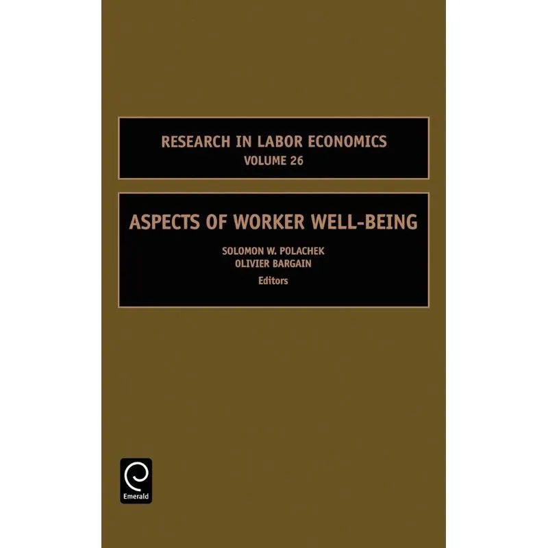 Aspects of Work Well-Being Vol 26