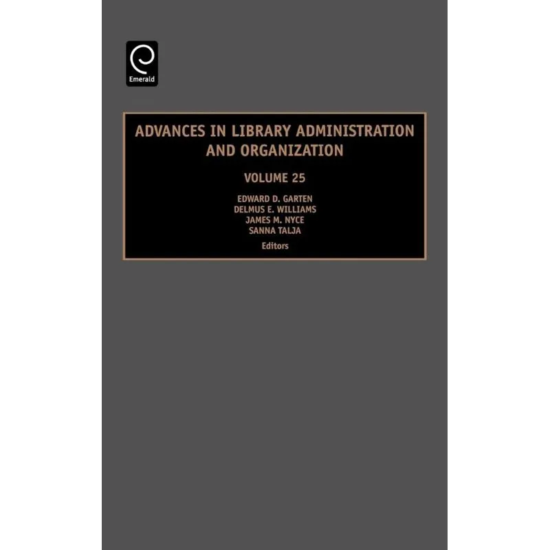 Adv in Library Admin & Org Vol 25