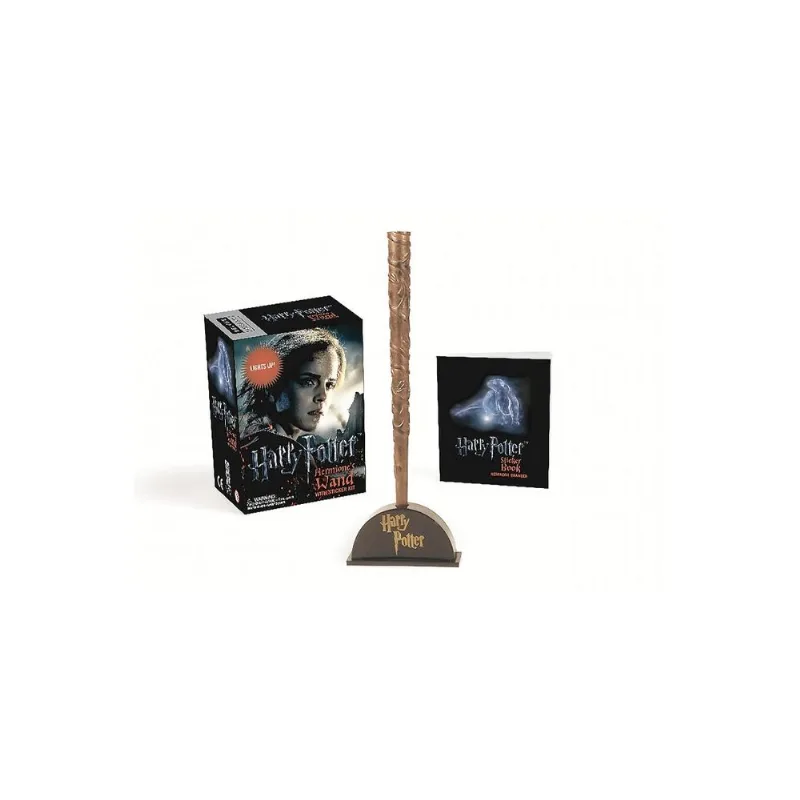 HARRY POTTER HERMIONE’S WAND WITH STICKER KIT: LIGHTS UP!
