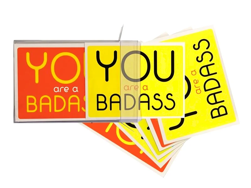 You Are A Badass Notecards