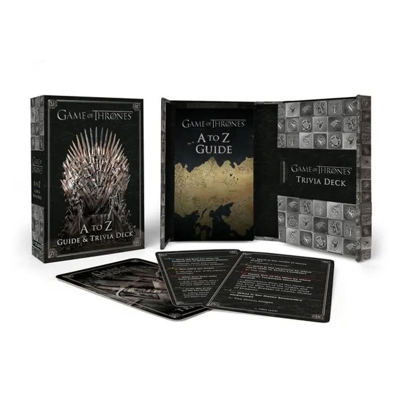 GAME OF THRONES - A TO Z GUIDE & TRIVIA DECK