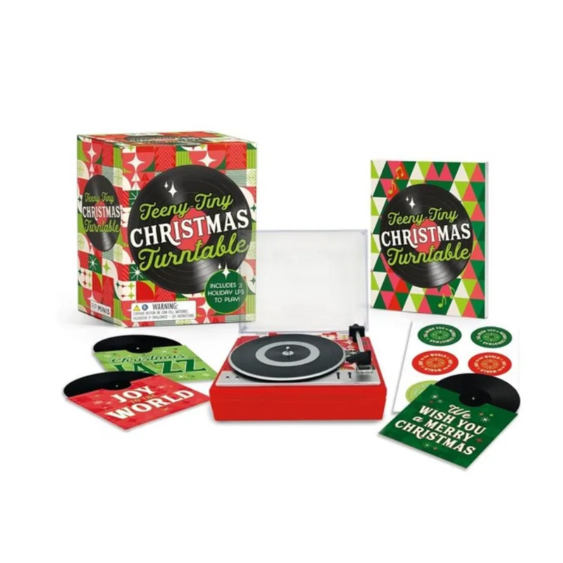 TEENY-TINY CHRISTMAS TURNTABLE