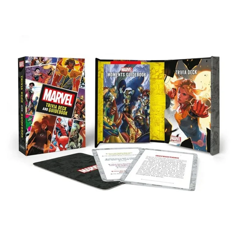 MARVEL - TRIVIA DECK AND GUIDEBOOK