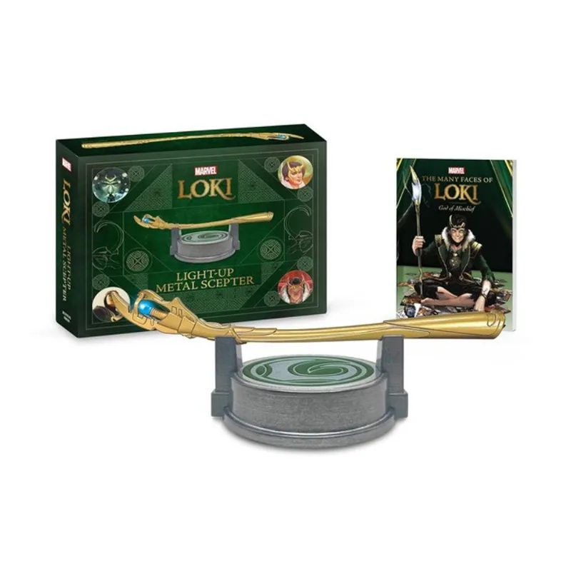 MARVEL - LOKI LIGHT-UP METAL SCEPTER