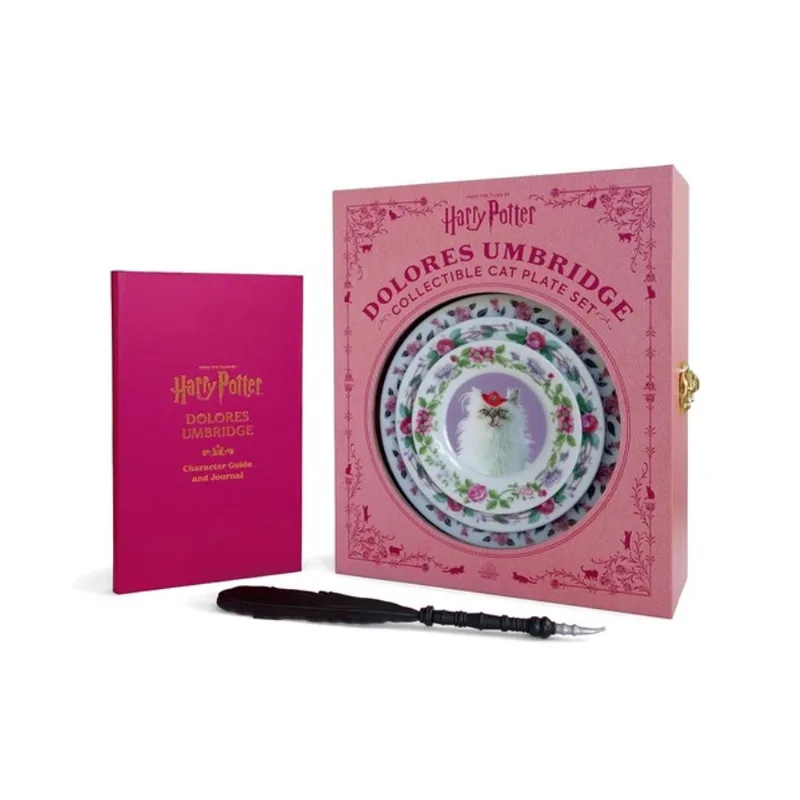 HARRY POTTER: DOLORES UMBRIDGE COLLECTIBLE CAT PLATE SET