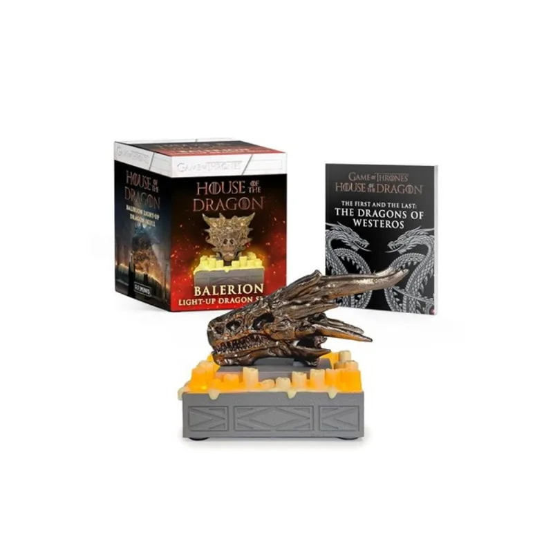 HOUSE OF THE DRAGON - BALERION LIGHT-UP DRAGON SKULL