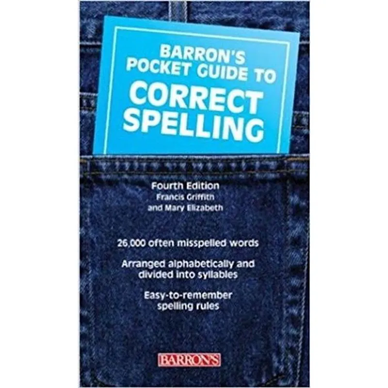 Barron's Pocket Guide To Correct Spelling - Fourth Edition