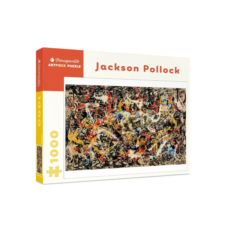Convergence by Jackson Pollock 1000 Piece Jigsaw Puzzle Pomegranate