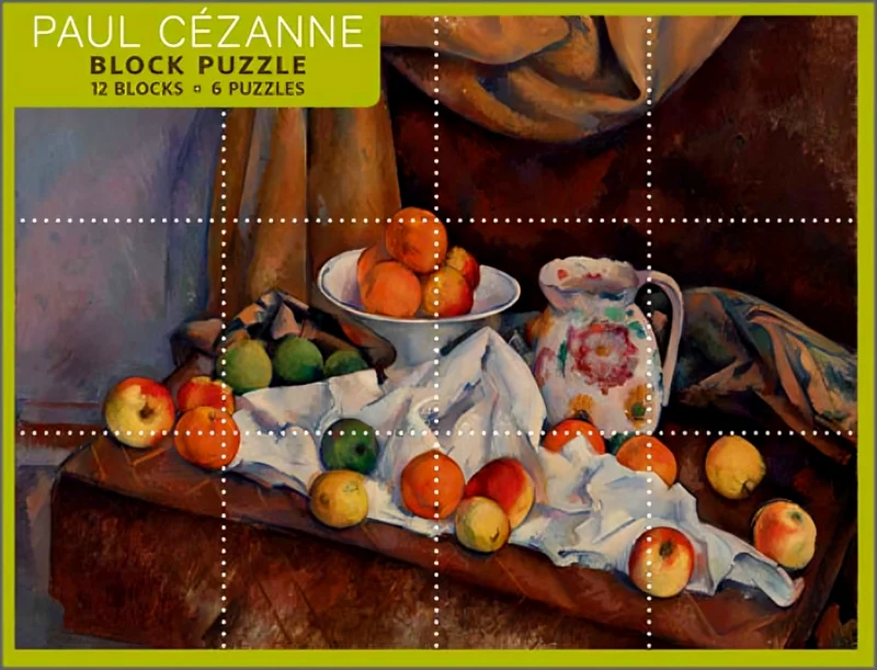 Paul Cezanne Pomegranate Kids Block Puzzle