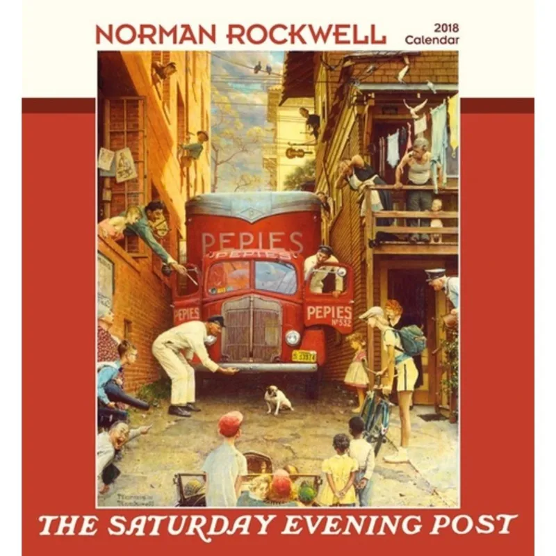 2018 CALENDARS - NORMAN ROCKWELL: THE SATURDAY EVENING POST WALL CALENDAR