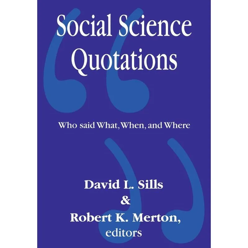 Social Science Quotations
