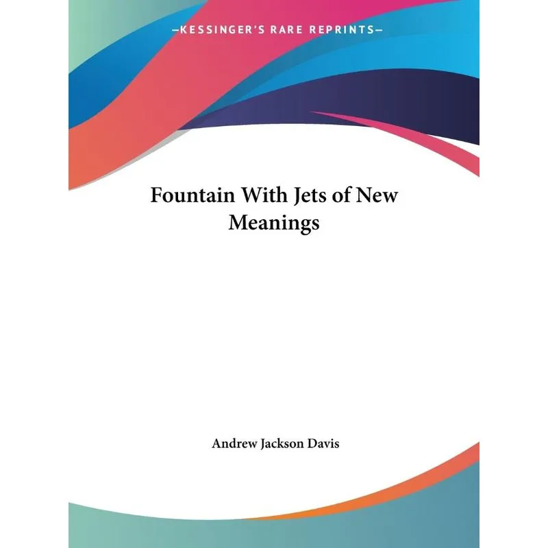 Fountain With Jets of New Meanings