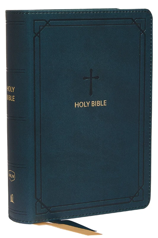 NKJV, Reference Bible, Compact, Leathersoft, Teal, Red Letter Edition, Comfort Print: Holy Bible, New King James Version Hardback