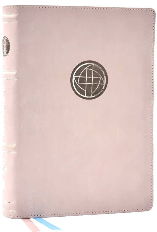 Life In Christ Bible: Discovering, Believing, And Rejoicing In Who God Says You Are (NKJV, Cream Leathersoft, Red Letter, Comfort Print)