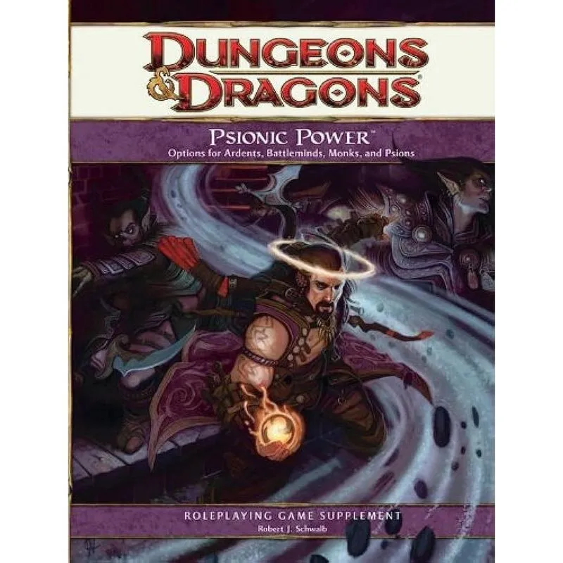 Dungeons e dragons: Psionic Power autor Robert j. Schwalb e Ari Marmell