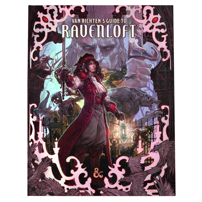 Wizards Of The Coast D&D Van Richtens Guide to Ravenloft Alternative Art Cover Gameology