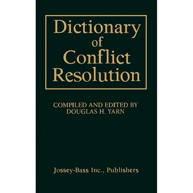 Livro Dictionary Conflict Resolution